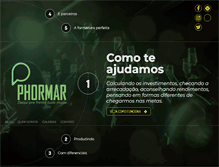 Tablet Screenshot of phormar.com.br